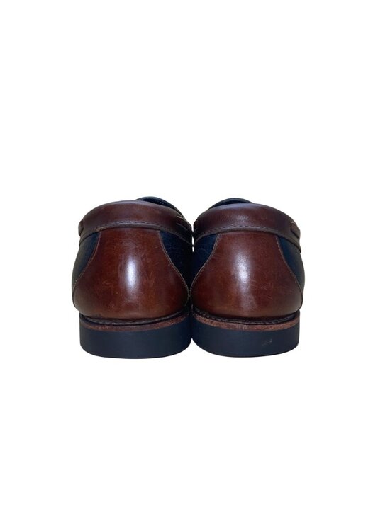 Allen Edmonds Men’s Brown & Black Leather Tassel Slip-On Nashua Loafers Size 13 main image 5